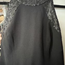 Black Halter Too Slim Skirt