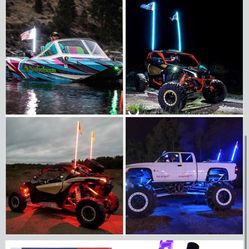 Led Whip Lights / Led Fat Whip Lights 