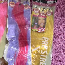 Colored Synthetic Hair