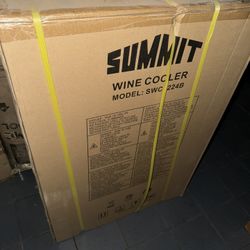 Summit Wine Cooler SWC1224B For Under Counter Install