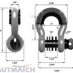 D-Ring Shackles for Off-roading Vehicles