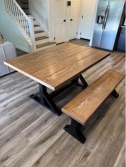 Dining Table w Bench