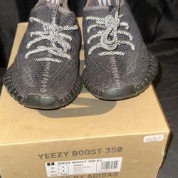 adidas Yeezy Boost 350 V2 Static Black (Reflective) (Size 4.5)
