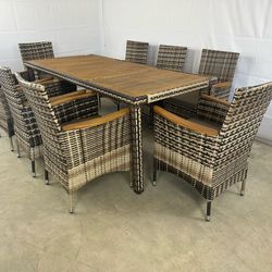 9pc Outdoor Dining Set - BRAND NEW