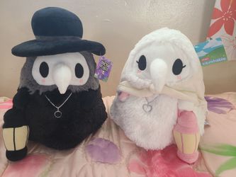 Mini Squishable Plague Doctor and Nurse Plushies