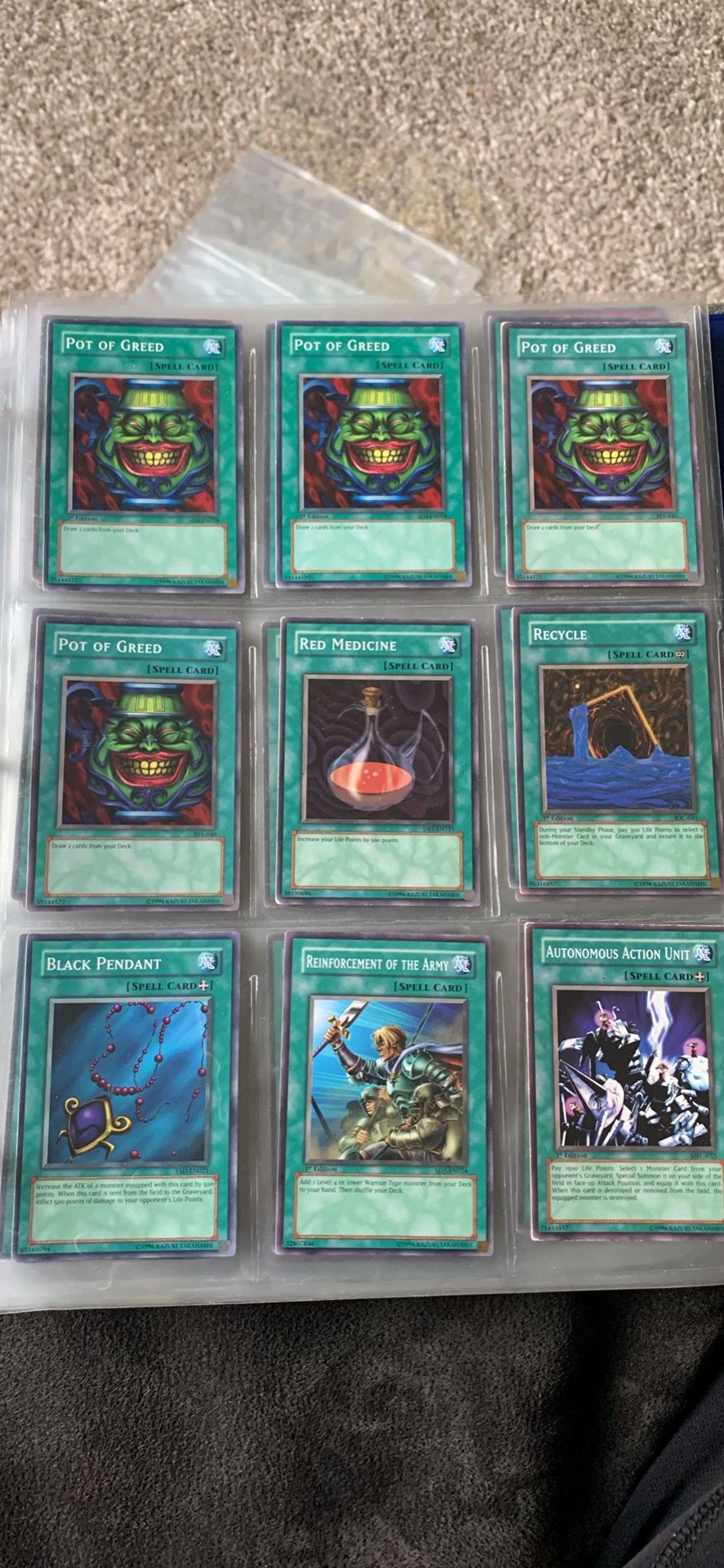 Yugioh Cards 1st Edition