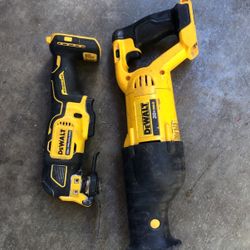 Dewalt 20 V Brushless Mutiple Tool + Saw Jaw