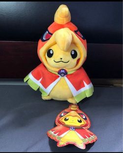 Japanese exclusive Poncho Pikachu Ho-Oh Plush