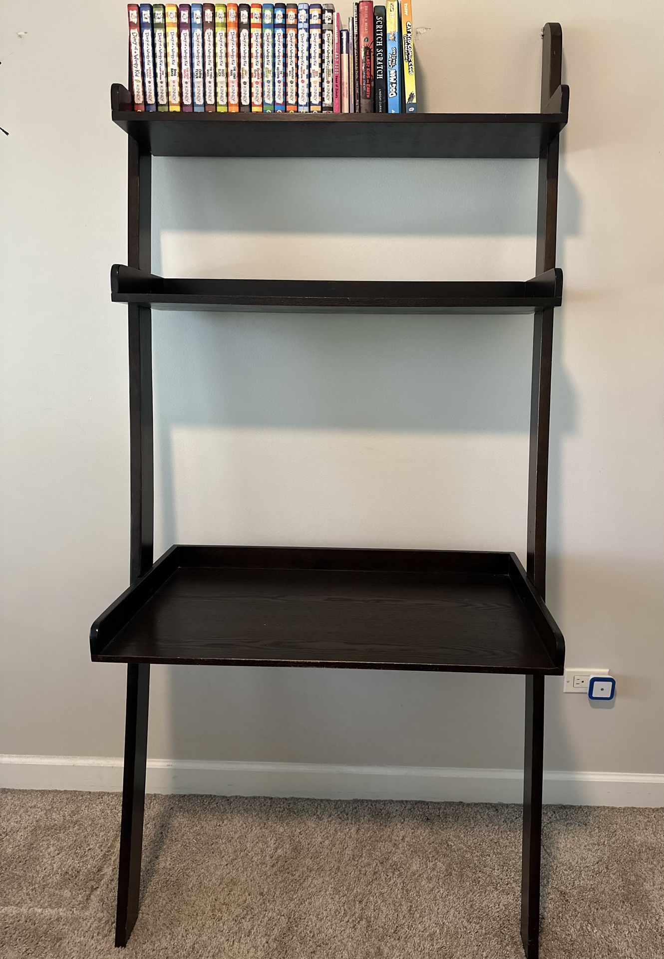 Ladder Desk-Bookcase-Wall Bookshelf-Stand Shelf