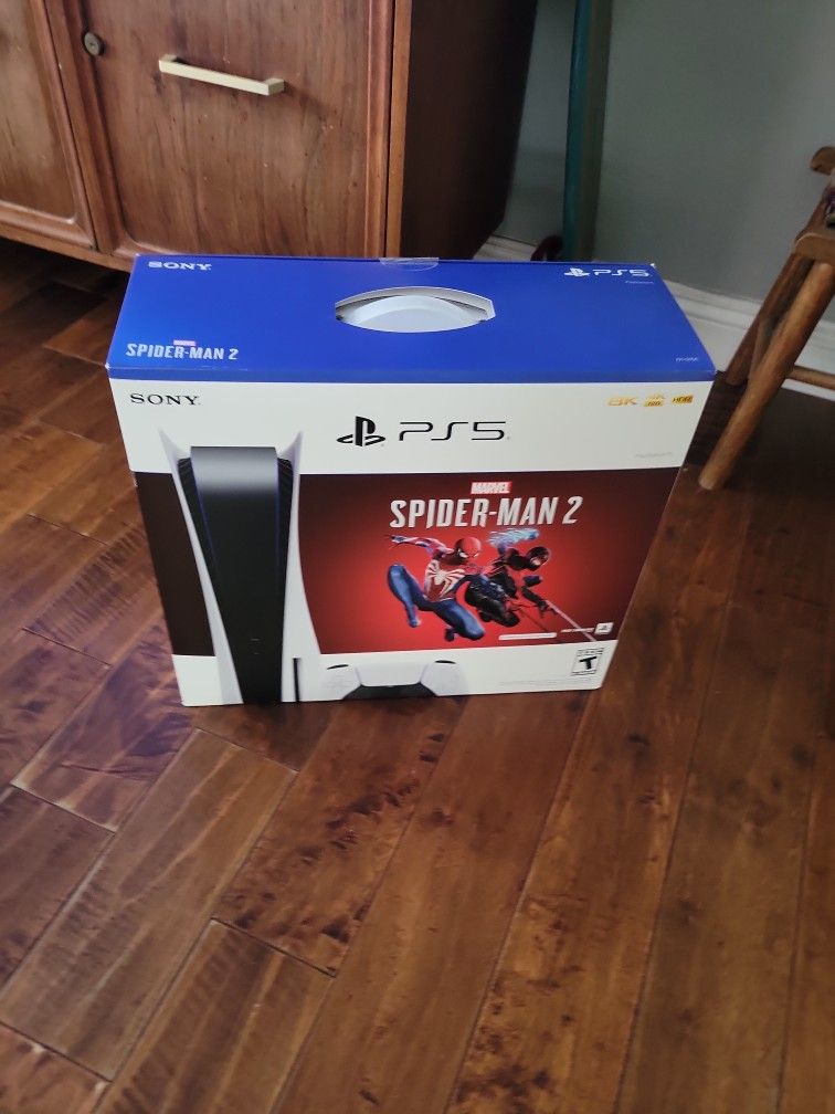 PS5 Spideman 2 Console W/ Disk Drive Sealed