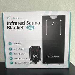 LuxRenew Infrared Sauna Blanket Pro  NEW OPEN BOX