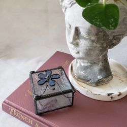 Stained Glass Ring Box