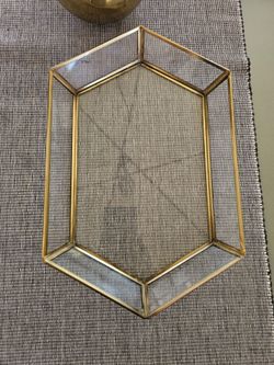 13" x 8.5" Glass tray
