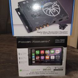 Brand new Epicenter+ power acoustik double din apple card play android auto 7INCH