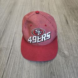 Vintage 90s Logo Athletic Pro Line San Francisco 49ers Strapback Hat