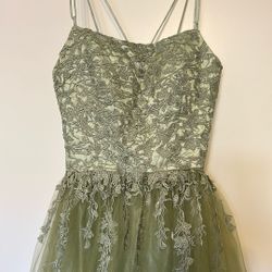 Green Quinceañera Dress