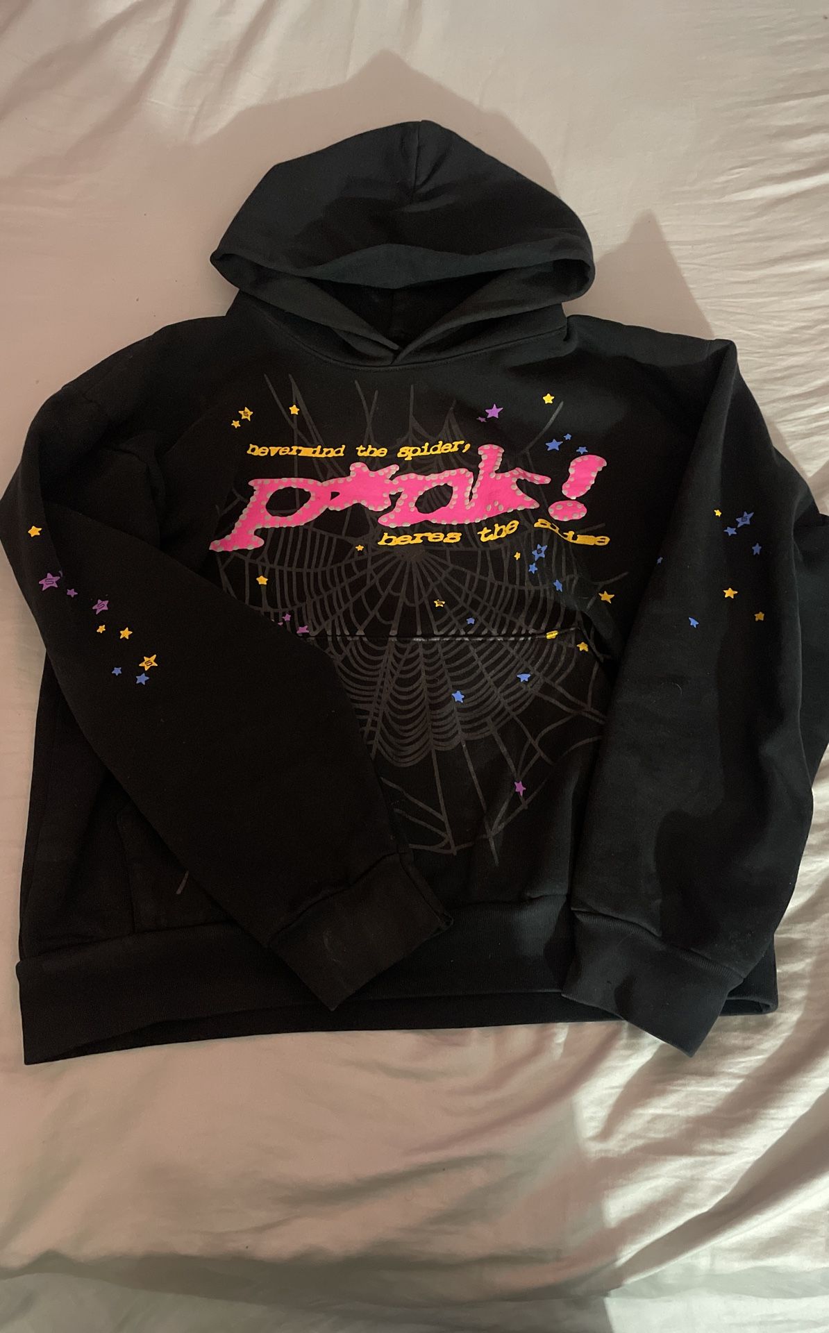 Spider Hoodie Black