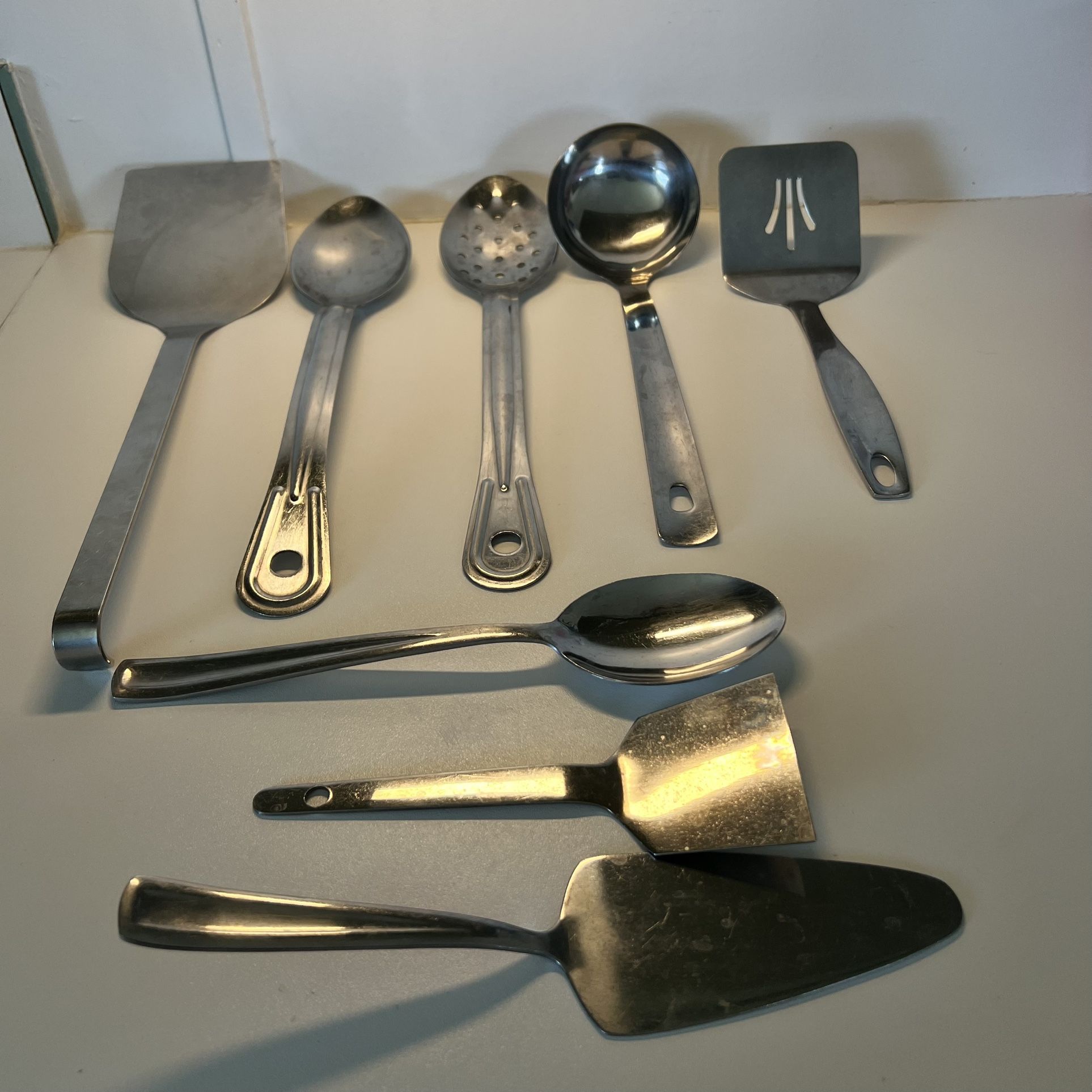 Vintage Kitchen Utensils 8 Pcs Mixed Lot Stainless