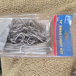12' Silver SWAG LIGHT KIT