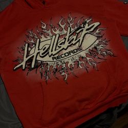 HELLSTAR RECORDS HOODIE “RED”