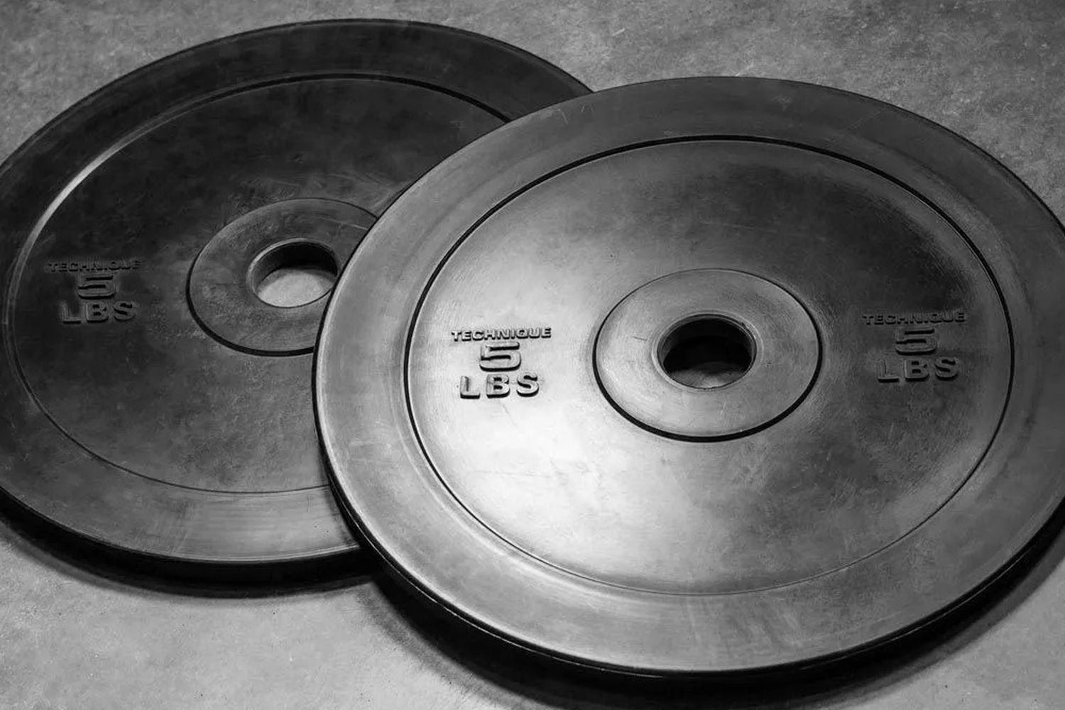 Rep Fitness Extra Firm Technique Bumper Plates 5 Lbs Pair