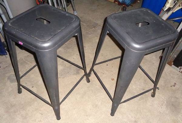 Stool - 2 Metal Stools