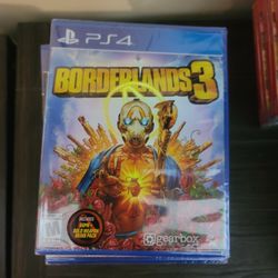 BORDERLANDS 3  NEW, UNOPENED, & FACTORY SEALED PS4