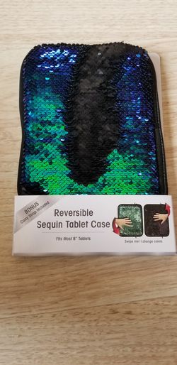 Tablet Case. BONUS CARRY STRAP INCLUDED. Fits 8" Tablets, swipe and I change colors.