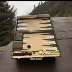 Vintage Backgammon Board Game Pierre Cardin Gf Ft