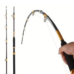 Heavy-Duty Trolling Saltwater Fishing Rod 5.9ft/180cm 80-120lbs Double Pulley S