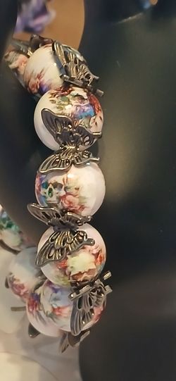 Skulls and Butterflies  sz small to med