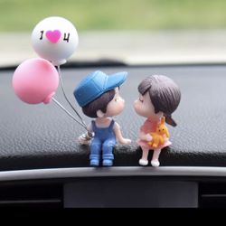 Car Decoration Cute Cartoon Couples Action Figure 