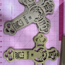 Mi Bautizo Cruz Decoración 