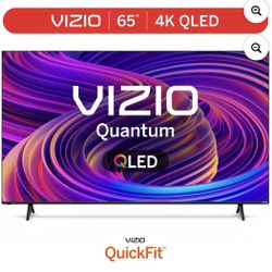 VIZIO 65" Class Quantum 4K QLED HDR Smart TV WITH 4 YEAR WARRANTY