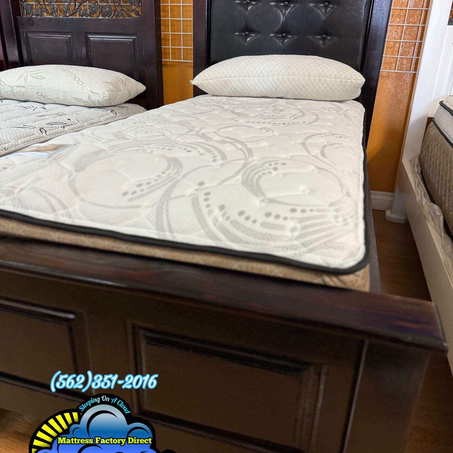 Twin Extra Firm Bed With Mattress New 