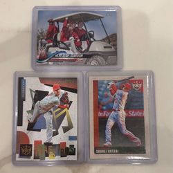 2018 Ohtani RC & 2022 Panini Diamond Kings - Maestros Shohei Ohtani Dodgers MVP