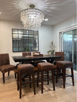 Pottery Barn Dinner table