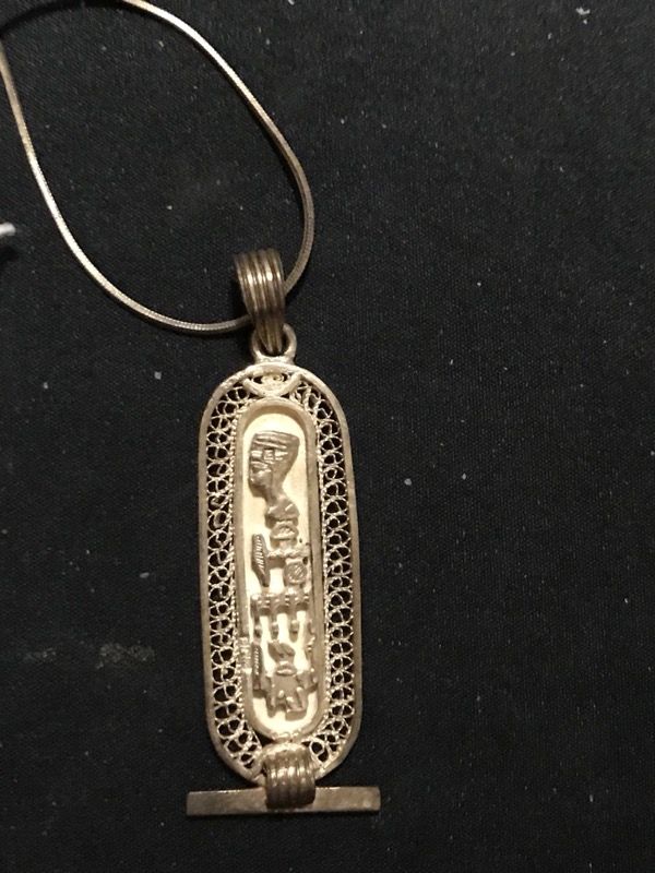 Egyptian Cartouche Pendant & Chain,All Products : American Fashion Style Bags On Sale