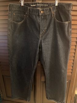 Preowned Old Navy Regular Standard dark Blue Jeans Mens Cotton Blend 40x32