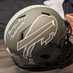 Bills Signed Helmet 