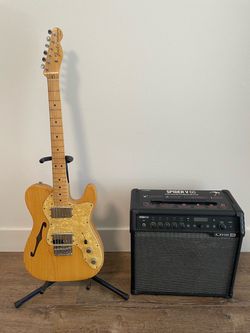 Fender Telecaster Thinline + Line 6 Spider V 60 Amp - Excellent Condition