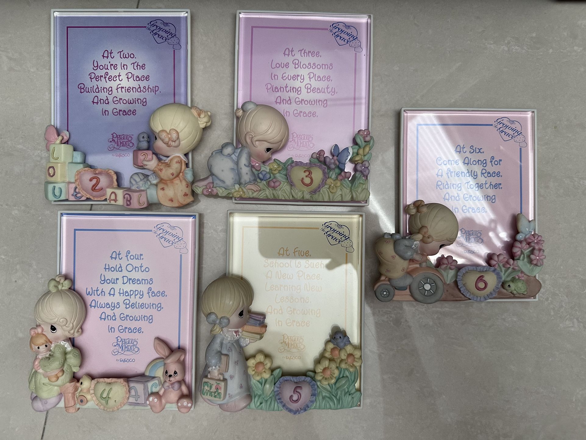 Precious Moments Growing In Grace frames 