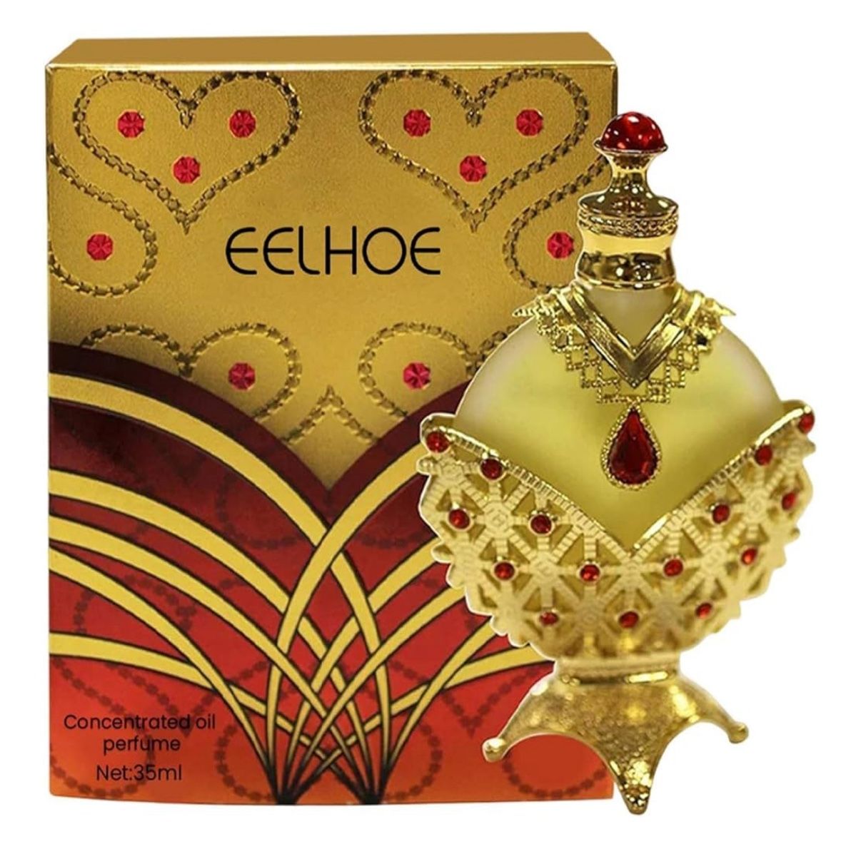Concentrated Perfume Oil, Long Lasting Arabian Women's Retro Perfume Essential Oil (1.18Ounce)