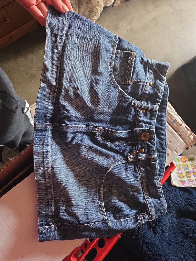 Y2k Jean Mini Skirt