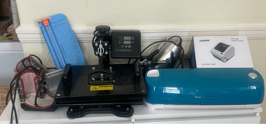Heat press, Attachments, thermal printer, Cricut Machine