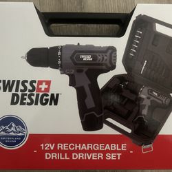 12V Rechargeable Drill Set