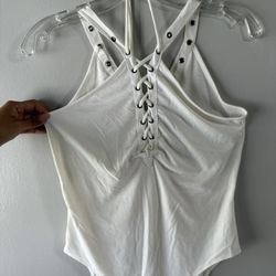 Sexy White Bodysuit 