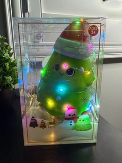 Light up jumbo christmas tree squishy