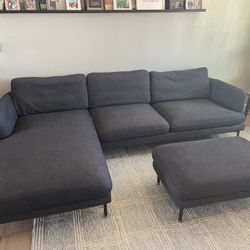Sectional Couch With Ottoman 