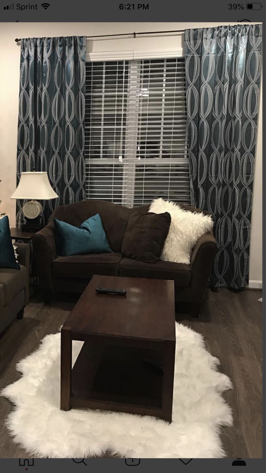 Curtains and Decorative Pillows